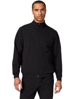 Men's Classic Fit Scrub Jacket, 6-Pocket Design, UltraLAST Fabric, Healthcare